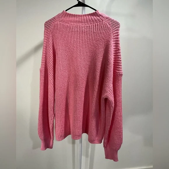 J. Crew Pink Crew Neck Sweater - Picture 4 of 4